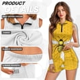 thumbnail image 5 of Garronmavis Golf Dress for Women with Pockets Sleeveless Athletic Tennis Dresses Built in Shorts Athletic Dresses Womens Animal Golf Dress, Bee Print, Size XS, 5 of 7
