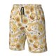 thumbnail image 4 of Fotbe Honey Honeycomb Trajes de Baño Estampados para Hombre, Shorts de Verano de Secado Rápido, Ropa de Playa, Bañadores-Large, 4 of 6