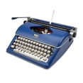 thumbnail image 4 of Máquina de Escribir Manual Royal Classic Azul con Carro de 11" - Paquete, 4 of 6
