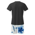 thumbnail image 5 of GERsome Men's 2 Piece Outfits Short Sleeve Crewneck Summer T Shirts and Casual Shorts Tracksuits Set S-4XL, 5 of 5