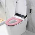 thumbnail image 5 of Dadiaei Soft Foam Toilet Seat Cushion Warm Padded Cover for Round Elongated Toilets Washable Non Slip Bathroom Decor Home Upgrade Comfy, 5 of 6