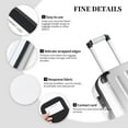 thumbnail image 3 of Xecao Colorful Checkerboard Print 2 Pack Luggage Handles Wrap Grips Identifiers Bright Luggage Markers, Unique Travel Essentials,Bright Luggage Markers, 3 of 9