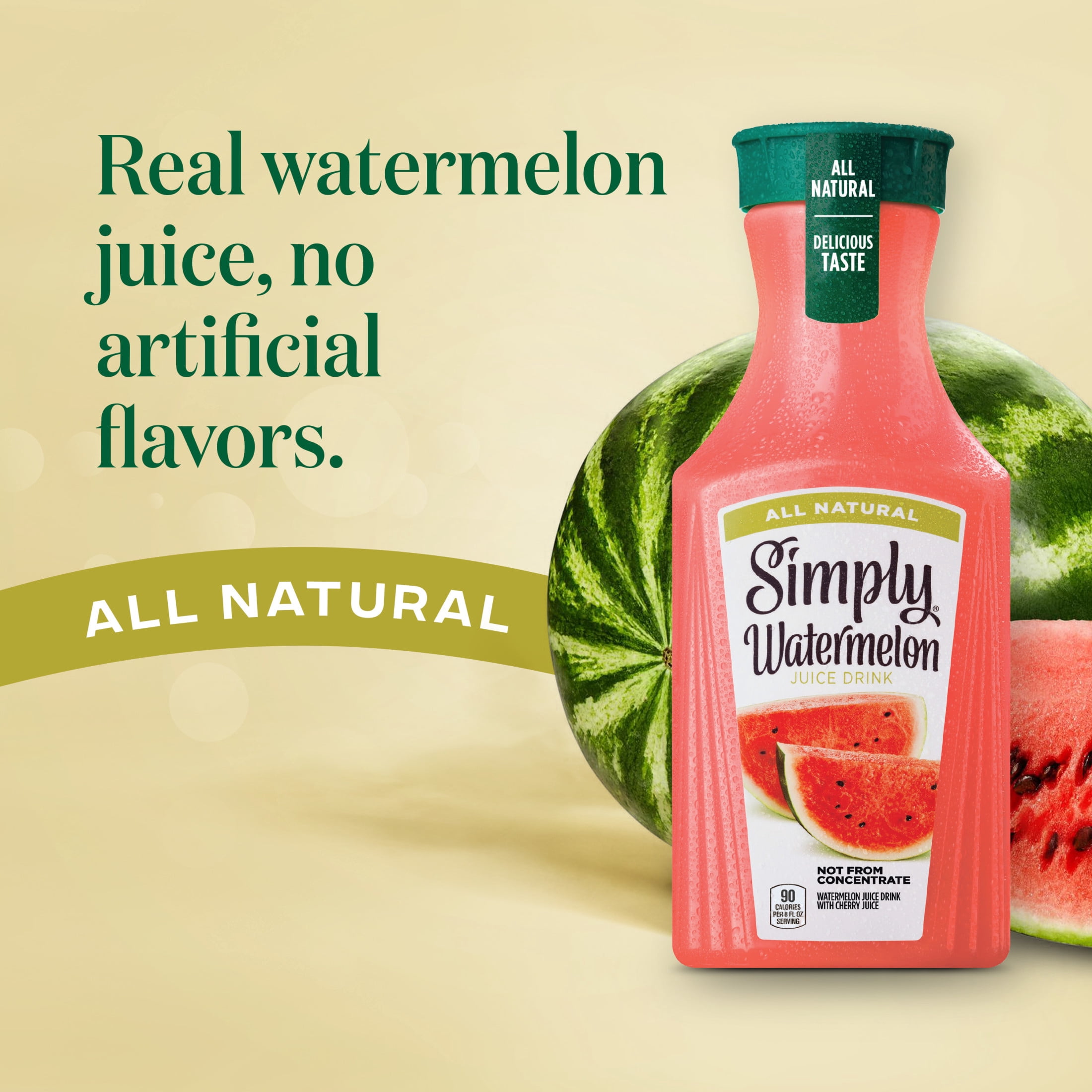 Simply Watermelon Juice Drink Bottle, 52 fl oz