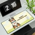 thumbnail image 3 of Cute Australian Shepherd Loves Dad Happy Father's Day Desk Mat Full Keyboard Mouse Pad Aussie Dog Lover Gifts Large Mousepad - 12008, 3 of 5