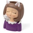 thumbnail image 2 of Girls Plant Pot Flowerpot Resin Succulent Planter Desk Mini Ornament, 2 of 8