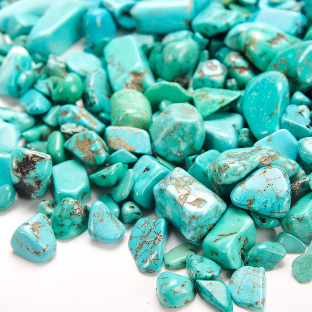 Giddyup! Buck's Blue/Green Decorative Tumbled Chips, 1 Bag