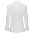 thumbnail image 3 of Womens 2-piece Office Lady One-button Elegant Slim Fit Business Suit (blazer+pant), 3 of 5