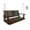 Deep Brown, variant on Innovaze 4.5 ft Wooden Porch Swing with Hanging Chains and 7mm Springs, Heavy Duty 800 LBS, Black