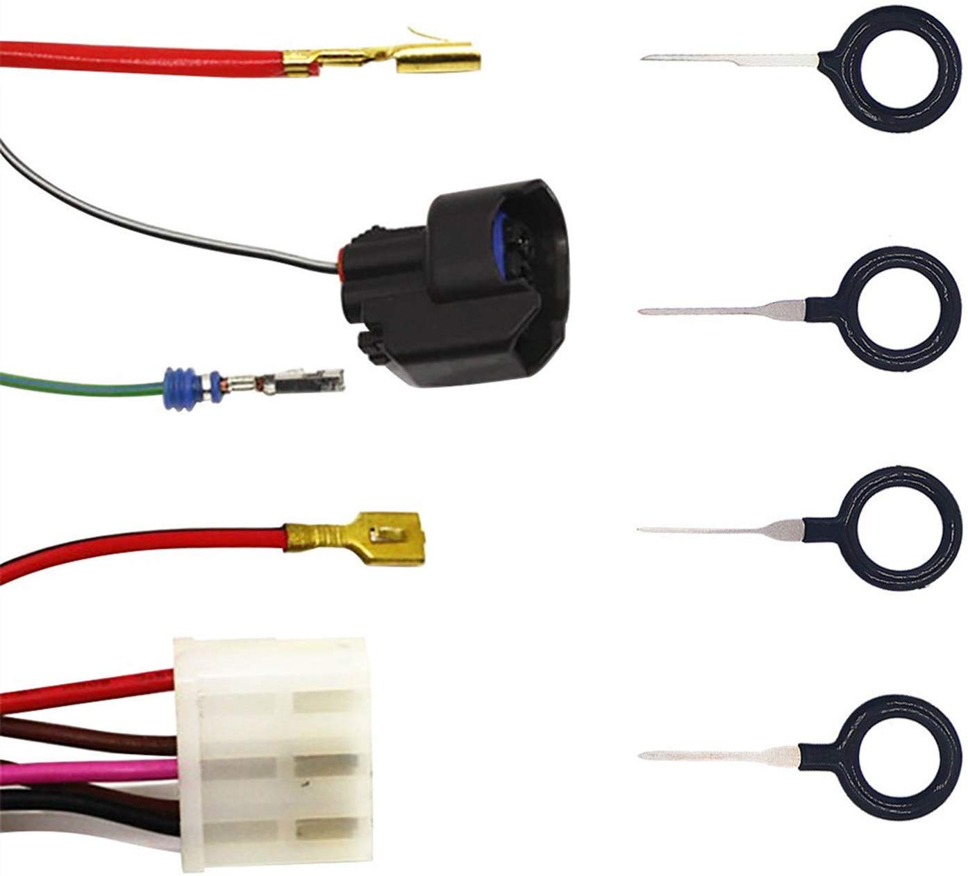 26pcs Caselast 26Pcs Pin Ejector Wire Kit Portable Terminal Removal Key Tool Extractor Auto Terminal Removal Connector Portable for Car Connector Motorcycles and Other Household Wire Devices 26pcs Caselast 26Pcs Pin Ejector Wire Kit Portable Terminal Removal Key Tool Extractor Auto Terminal Removal Connector Portable for Car Connector Motorcycles and Other Household Wire Devices