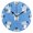 Black, variant on Blue French Fries Pattern Wall Clock 10in Round Artistic Oil Painting Home Decor Desk Table Clock
