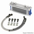thumbnail image 1 of Enfriador De Aceite Universal De Aluminio Para Motos De Cross Y Cuatrimotos 50cc-140cc - Repuesto De Alto Rendimiento Para Enfriamiento De Motor, Accesorio De Instalación Técnica, 1 of 10