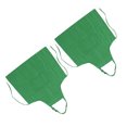 thumbnail image 2 of Cooking Apron Waterproof Adjustable Neck Strap Breathable Soft Kitchen Bib Apron with Pocket for Barbecue Baking 2pcs Green, 2 of 5