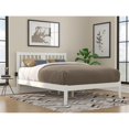 thumbnail image 1 of AFI Tahoe Queen Spindle Solid Wood Bed with USB Charger in White, 1 of 8