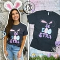 thumbnail image 2 of Tees2urdoor So EGGstra Easter T-Shirt, Adult 3X-Large, Gray, 2 of 3