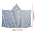 thumbnail image 4 of Wovilon Hooded Blanket Poncho | Wearable Blanket Wrap With Hand Pockets | Comfy Sherpa Fleece Throw Cape For Children And Adults, Women Gift, 4 of 6