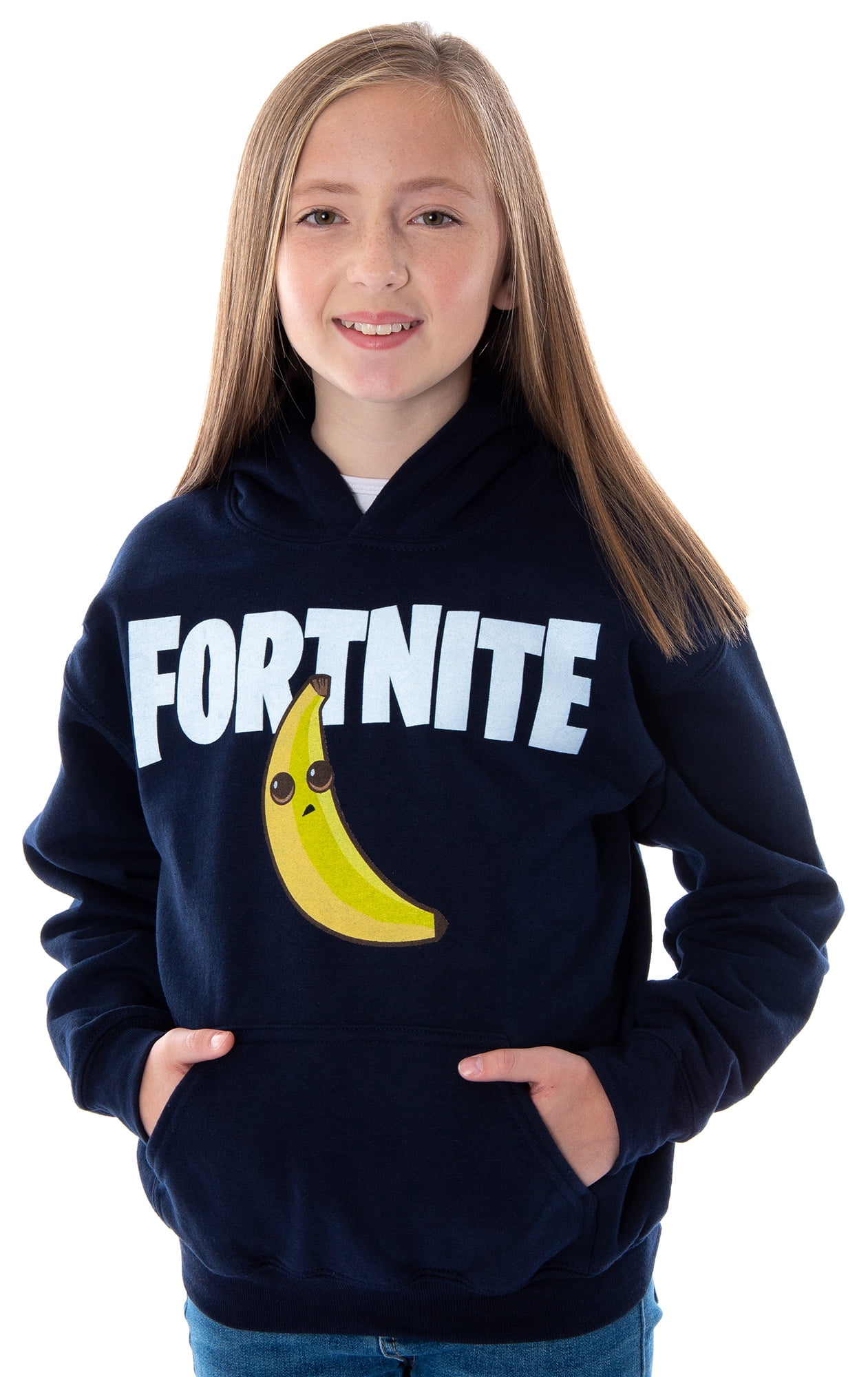 Fortnite Boys Peely Logo Pullover Hoodie, Sizes 8-18