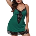 thumbnail image 1 of Pyjama Aguichant en Dentelle pour Femmes avec Bretelles, 1 of 4