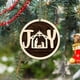 thumbnail image 5 of Wooden Nativity Decoration Christmas Wooden Hanging Decoration Star Christmas Scene Souvenir, 5 of 8