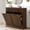 Brown, variant on Modern Fluted Tilt-Out Cabinet with Drawer, Wooden Multi-Functional Freestanding Storage Organizer (13"D x 21"W x 36"H)