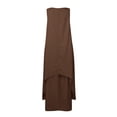 thumbnail image 5 of Gspmoly Robes d'Été pour Femmes 2025, Mode Femmes Été Décontracté Uni Col Rond Sans Manches Gilet Robe Longue Robes de Mariage pour Femmes Économies d'Été Liquidation, 5 of 5