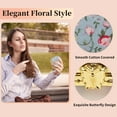 thumbnail image 3 of Espejo Compacto para Bolsos Espejo de Flores Espejo Ovalado Mini Espejo Floral Pequeño para Bolso Azul, 3 of 7