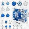 thumbnail image 6 of Dmlowu Christmas Balls Ornaments - 1Pack/116pcs Shatterproof Christmas Ornaments for Xmas Tree, Exquisite Christmas Ornaments Set for Holiday Party Christmas Tree Decorations, 6 of 6