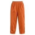 thumbnail image 3 of Gytharion Women's Plus Size Harem Pants Waffle Knit High Waist Tapered Trousers Side Slit Loose Fit Lounge Pants with Pockets for Travel, 3 of 5