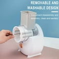 thumbnail image 4 of Clearance & Promo,Kitchen Roller Electric Multifunctional Vegetable Slicer Slicer Potato Scrubber Shredder Shredder Grater (With Adapter) Holiday Festivities|Plastic,B,Vsgery, 4 of 9