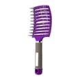 thumbnail image 3 of Nylon Pin Wide Tooth Smooth Hair Large Curved Comb Arc Hairdressing Comb Ribs Curly Hair Comb Massage Air Cushion Comb Men and Women Styling Comb, 3 of 5
