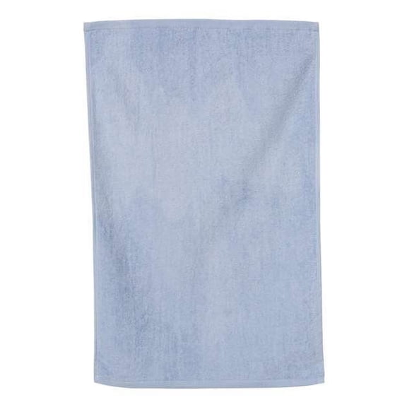 Q-Tees Deluxe Hemmed Hand Towel T300 Light Blue One Size
