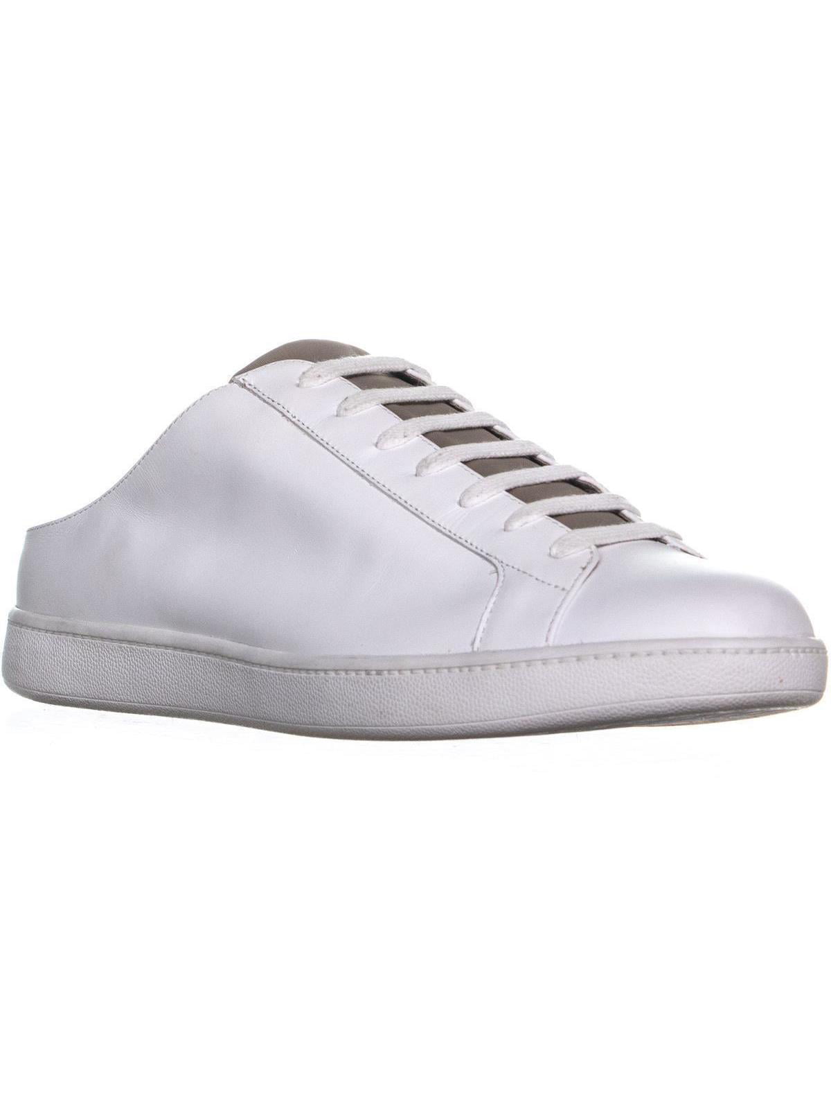 Vince Womens Varley White Leather Fashion Sneaker 