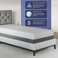 thumbnail image 7 of Celestial Sleep Gel Memory Foam Mattress in a Box, Made in The USA, CertiPUR-US, Oeko-Tex, and Fiberglass-Free Certified Bed, 10 inch Medium - Twin, 7 of 7