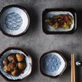 thumbnail image 4 of 2pcs Ceramic Seasoning Dish Sea Wave Pattern Small Flavor Saucer Chopsticks Rack, 4 of 8