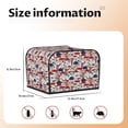 thumbnail image 5 of Fotbe Colorful Mushrooms (2) for Four Slice Toaster Cover, Fingerprint Protector, Super Soft Appliance Cover And Dust Cover,Bread Dust Cover & Fingerprint Protection, 5 of 7