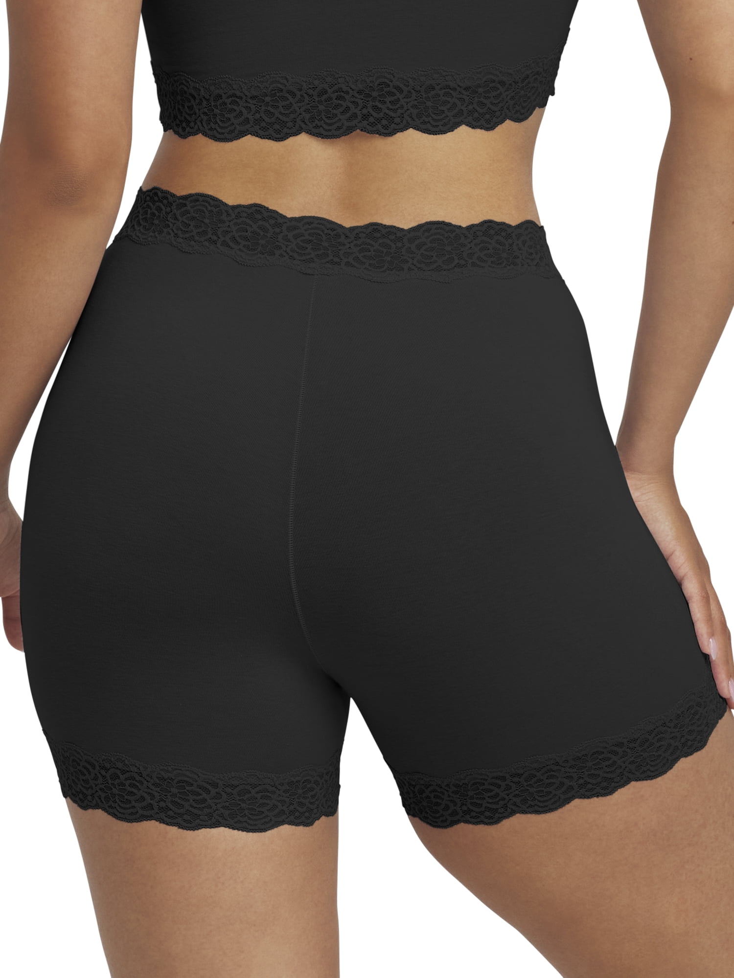 Mills by Millie Bobby Brown Women's Lacy Cotton Shortie Panties, Sizes XS-XXXL