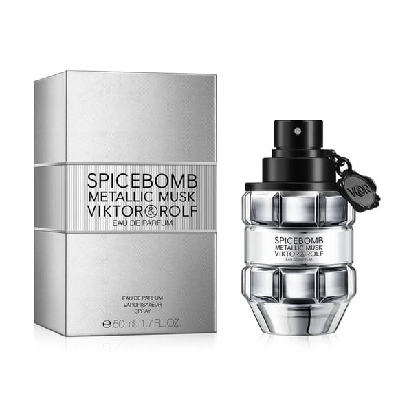 Viktor & Rolf Men's Spicebomb Metallic Musk EDP Spray 1.7 oz Fragrances 3614274293906