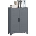 thumbnail image 1 of HOMCOM Armoire de Rangement Industrielle en Acier Organisateur de Rangement, 1 of 10