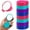 Pink, Purple, Green, Blue,, variant on PETGLE 36 Pcs Compact Mirror Bulk Portable Round Makeup Mirror Mini Foldable for Purse Women Travel Daily Use Mother‘s Day Gifts (Red)
