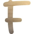 thumbnail image 1 of Wooden Letter F Craft Project, 4'' Tall Small Unfinished Wood Alphabet Letter, DIY, 1 of 3