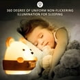 thumbnail image 3 of Luz de noche LED sin perforaciones, luz de noche con control remoto, protección para los ojos, luz de noche para niños para dormitorio, 3 of 7