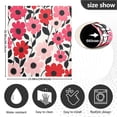 thumbnail image 5 of Yayeee Magnetic Dishwasher Cover for The Front Decoration Home Kitchen Machine Sticker Protector, Pink and Red Flowers, 5 of 6