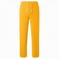 thumbnail image 4 of NOLDARES Boys Sweatpants - Ligthweight Athletic Boys Pants Relaxed Fit Youth Joggers with Pockets and Drawstring(Yellow,13-14 Years), 4 of 5