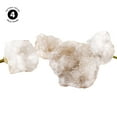 thumbnail image 3 of Koyal Wholesale Druzy Crystal Geode Stone Dresser Knobs, Cupboard Drawer Pulls with Natural Gold Plated Stone 4 Pack, 3 of 5