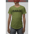 thumbnail image 3 of ShirtBANC SAVAGE Mens Dropcut Shirt Savagely Motivated Bold Attitude Design Tee, 3 of 5