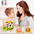 thumbnail image 1 of Fiudx Liquidación De Ofertas Flash Los Rompecabezas De Madera Para Los Niños Pequeños forman Los Regalos De Los Rompecabezas Del Juguete De Montessori, 1 of 1