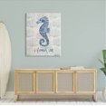 thumbnail image 2 of Stupell Industries Vitamin Sea Aquatic Pun Seahorse Graphic Art Gallery Wrapped Canvas Print Wall Art, Design by Katie Doucette, 2 of 7