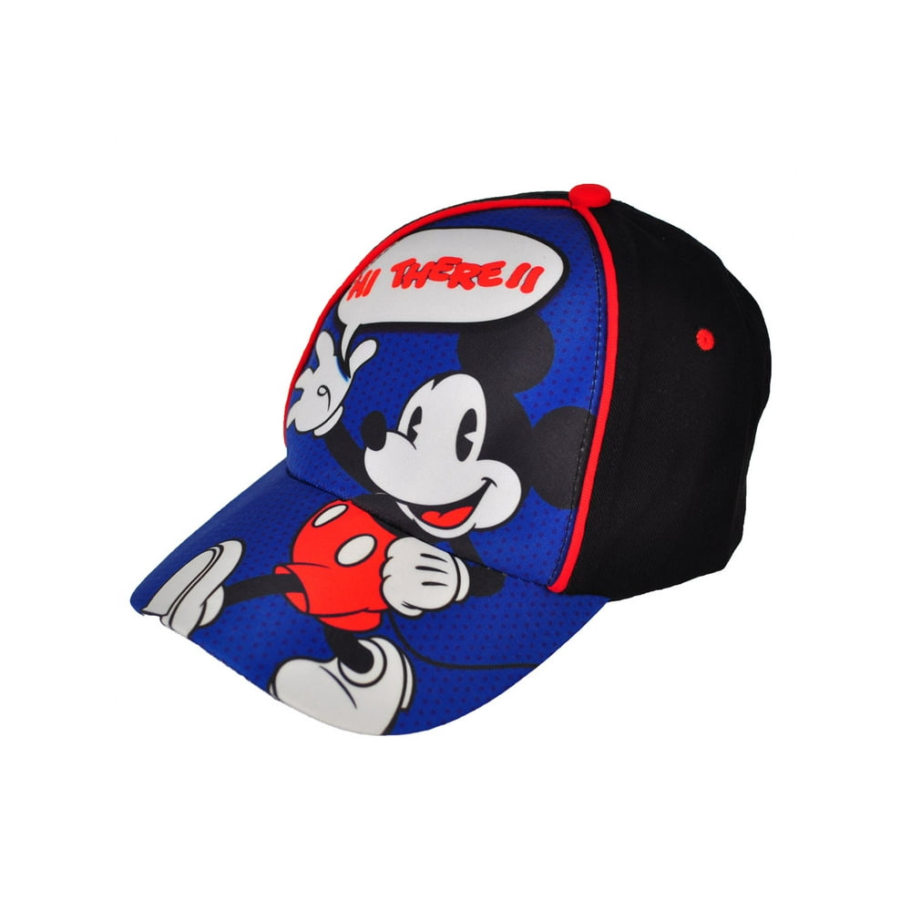 Disney Disney Mickey Mouse Baseball Cap (Youth One Size) Walmart