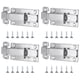 thumbnail image 1 of Perno de puerta de acero inoxidable, protector de seguridad, pestillo de puerta antirrobo, accesorios de Hardware, 4 Uds., 1 of 5