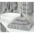 thumbnail image 2 of American Soft Linen Luxury 3 Piece Towel Set, 100% Cotton Turkish Towels for Bathroom, Light Grey, 2 of 6
