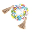 thumbnail image 1 of Bead String, Bead String Pendant Festival Decoration Wood Bead String 84 Natural Wooden Beads  For Mirrors For Wall For Bedsides For Shelves, 1 of 8